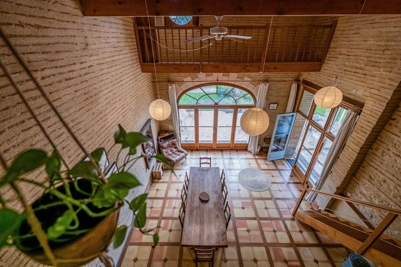 La Maison De L'Ecolieu Du Turc - Piscine Partagee Le Mas-dʼAgenais Esterno foto
