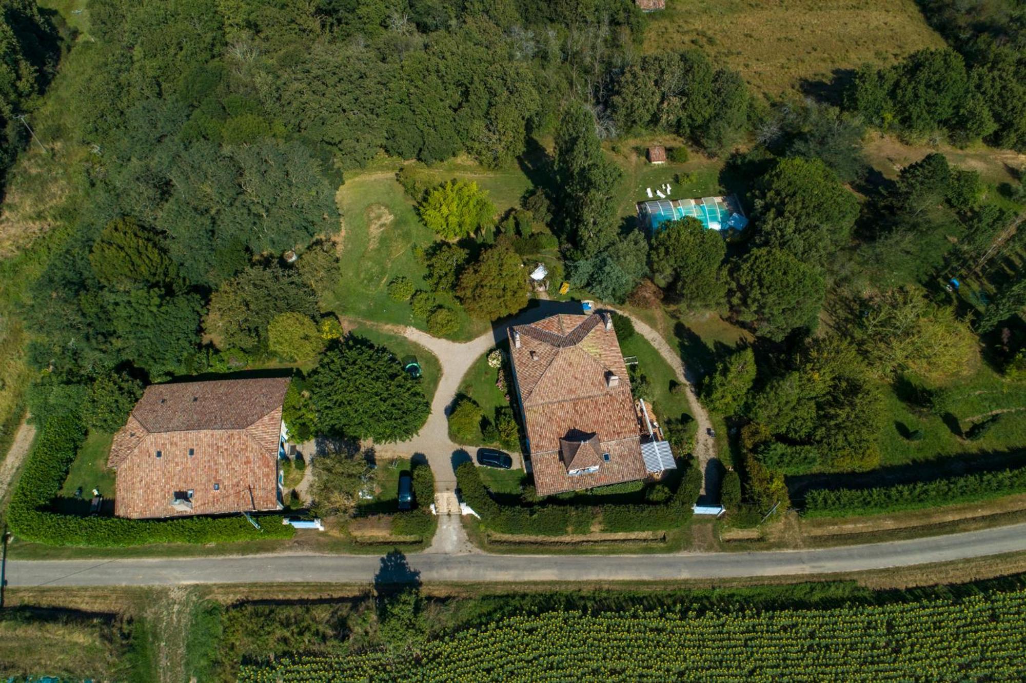 La Maison De L'Ecolieu Du Turc - Piscine Partagee Le Mas-dʼAgenais Esterno foto