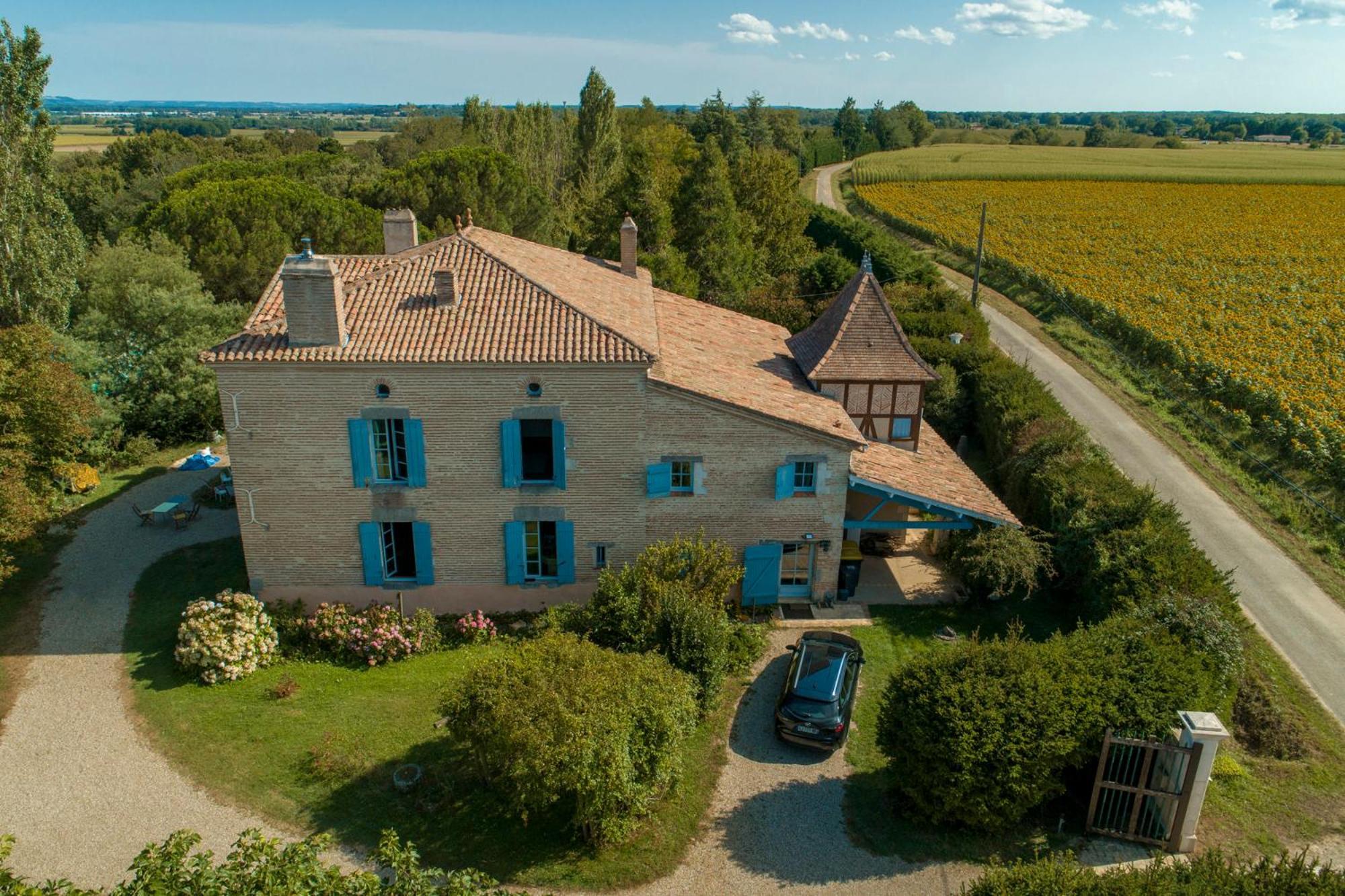 La Maison De L'Ecolieu Du Turc - Piscine Partagee Le Mas-dʼAgenais Esterno foto