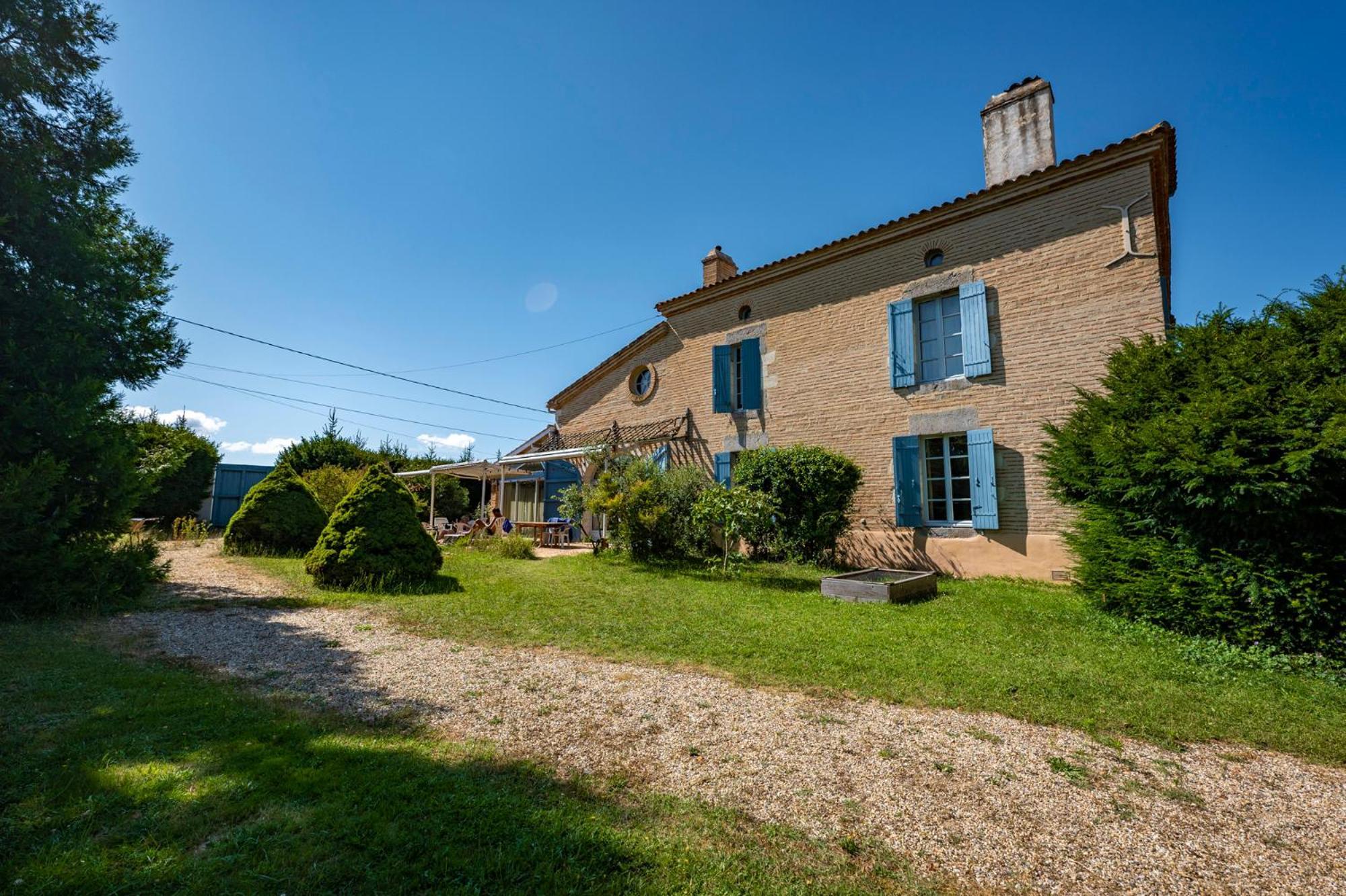 La Maison De L'Ecolieu Du Turc - Piscine Partagee Le Mas-dʼAgenais Esterno foto
