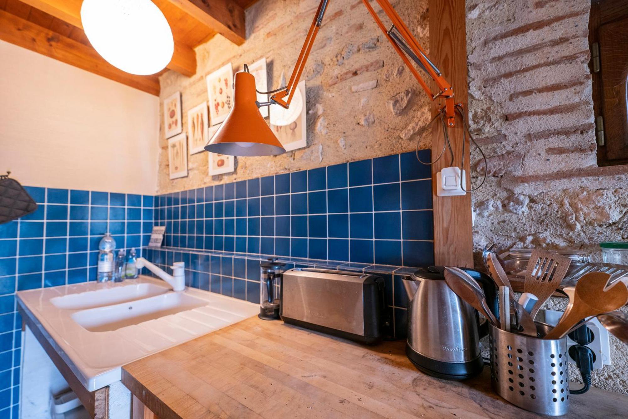 La Maison De L'Ecolieu Du Turc - Piscine Partagee Le Mas-dʼAgenais Esterno foto